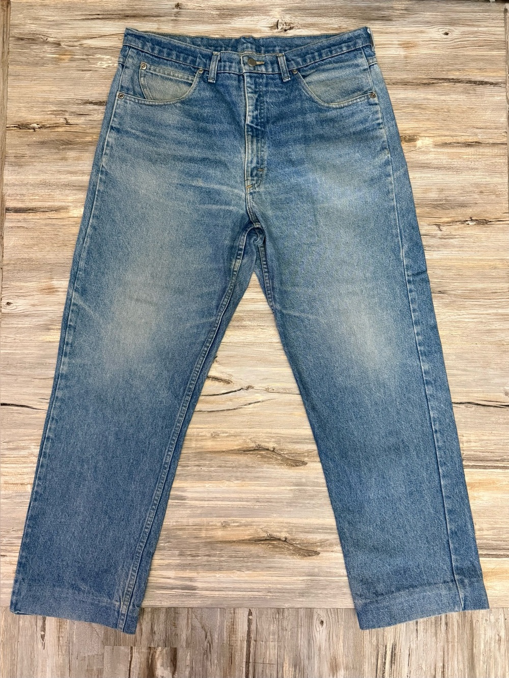 Vintage Wrangler Jeans Men’s Size 36x30 Straight Fit Blue